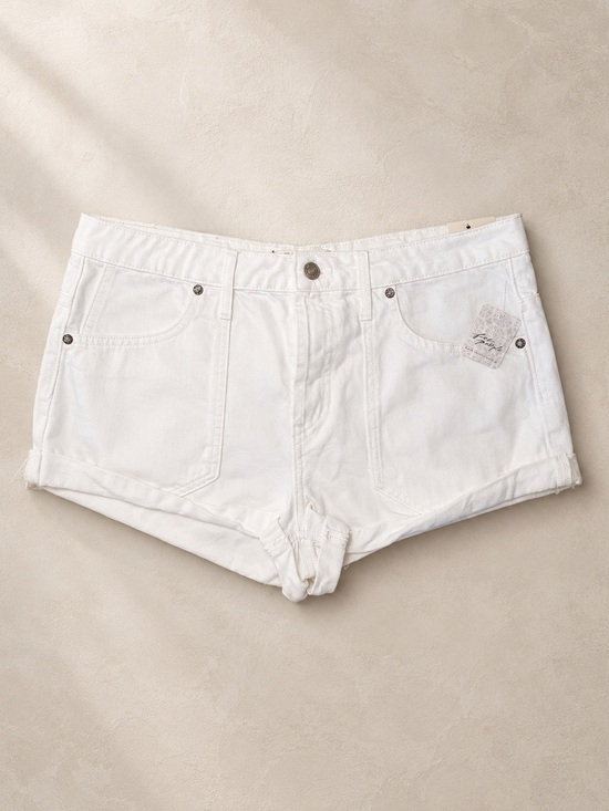 We The Free Pants - We The Free Beginners Luck Shorts NWT White Low Rise Slouch Denim Shorts Summer